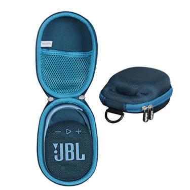 Imagem de Adada Estojo rígido de viagem para JBL Clip 5 - Mini alto-falante Bluetooth portátil (azul)