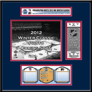 Imagem de NHL New York Rangers 2012 NHL Winter Classic Ticket Frame Jr