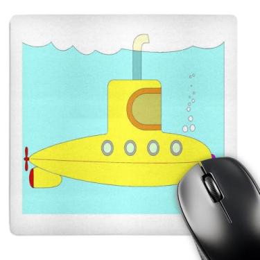 Imagem de 3dRose Mouse pad LLC 20 x 20 x 0,65 cm, submarino amarelo (mp_43839_1)