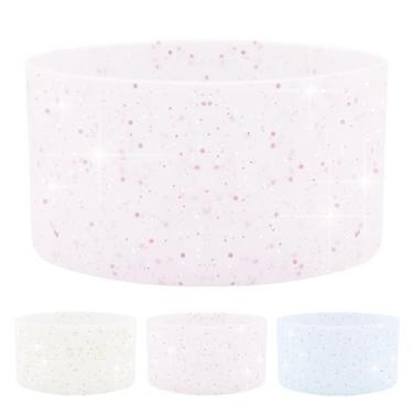 Imagem de WORBSS Bota de silicone com glitter, compatível com Stanley Tumbler H2.0 20 30 1,134 g e Hydro Flask 510.3-680.4 g, acessórios para garrafas de água de boca larga, protetor de manga inferior,