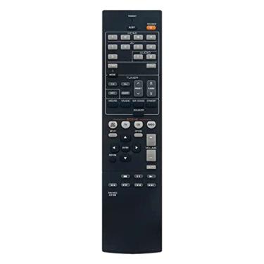 Imagem de Controle remoto de substituição RAV463 ZA11350 compatível com receptor A/V Yamaha Home Theater RX-V373 RX-V375 HTR-3066 YHT-399U YHT-497 YHT-497BL