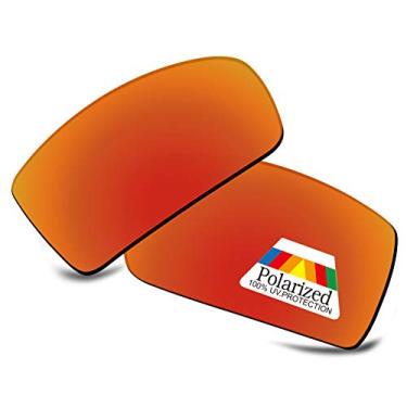 Imagem de Bwake Lentes de reposição para óculos de sol Costa Del Mar Hinano - Vermelho fogo polarizado