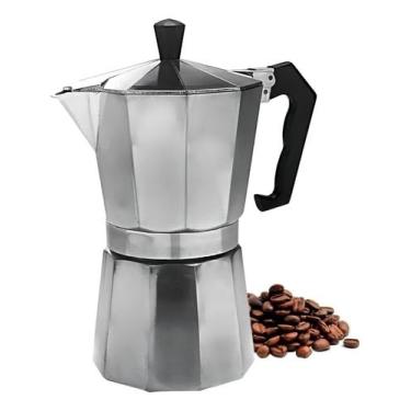 Imagem de Cafeteira Italiana Moka em Alumínio, 6 Xícaras 300 ml aluminio