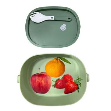 Imagem de K t Marmita  Lancheira  Copo Garfo Moderno  Durabilidade Estilo - SEVE