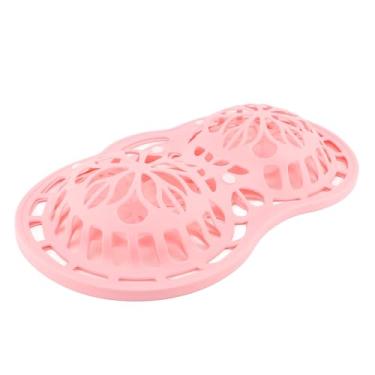 Imagem de Sacos de Lavagem de sutiã, Saco de Secador de Protetor de Roupa Interior Com Botões de Pressão para Máquina de Lavar Roupa A A 36D Sacos de Lingerie de Silicone (rosa)