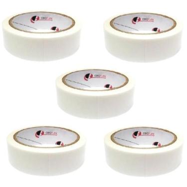 Imagem de 05 Rl Fita Dupla Face Fast Fix P/Colar Fita Borda 22Mm X 10M - Cbc Fle