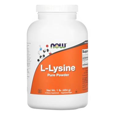 Imagem de NOW Foods L-lisina em Pó Puro 454 g L-Lysine Importado