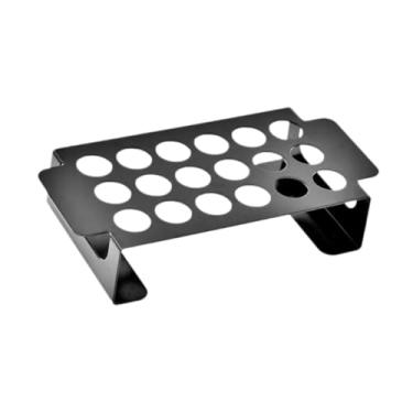 Imagem de Fenteer Jalapeno Grill Rack Chili Assar Rack 18 Orifícios para O Forno Churrasco Pernas de Frango