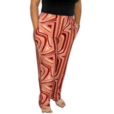 Imagem de Calça Com Bolso Feminina Senhoras Confortáveis Estampadas - PMQ, Sorti