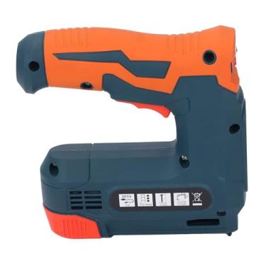Imagem de Pistola de Grampo Elétrico, 2 Em 1 Em 1 Shapeler de Bateria de Grampeador, Alimentado por Bateria, Alojamento Profissional e Unhas de Unhas 3,7V Estofamento Pesado Brad Nailer