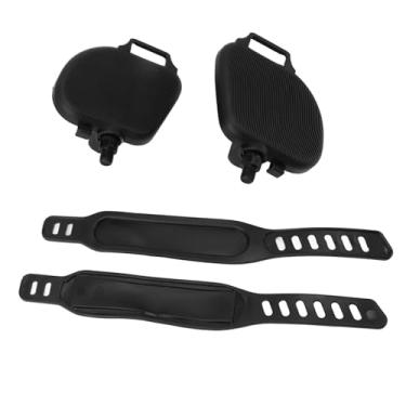 Imagem de Pedais de Ciclismo de Exercício, 1Pair Exercício Pedal de Ciclismo Pedal de Ciclo Estacionário Padrões de Pedal de Pedal Pedais Portáteis de Cicla (1/2in Thread)