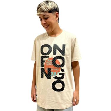 Imagem de Camiseta Masculina Onbongo Areia - Bege ON195-Masculino