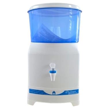 Imagem de Bebedouro Filtro Para Água Com Base Cuba De Barro 6L (White)