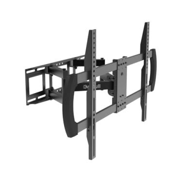 Imagem de Korfull Suporte de parede de TV para TVs LED OLED 4K OLED de 37 a 65 polegadas até 45 kg, suporte articulado VESA máximo de 600 x 400 mm, serve para pinos de madeira de 12/16 polegadas