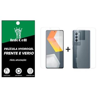 Imagem de Película Gel Hydrogel HD Frente E Verso Anti Impacto para Vivo iQOO 9 