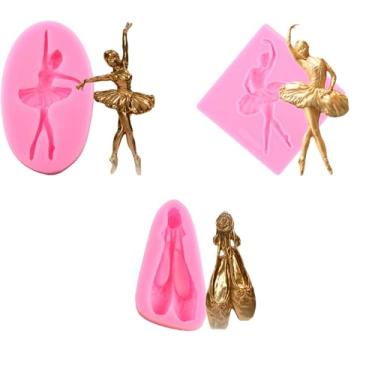 Imagem de MOLDE DE SILICONE BAILARINAS BALLET SAPATILHAS KIT34
