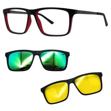 Imagem de Oculos Mormaii 6132 Swap 6 AA9 Com 2 Clipons Verde e Nortuno, Verde, N