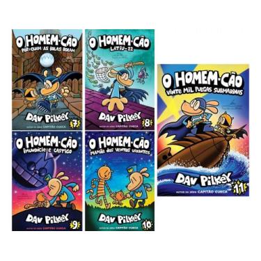 Imagem de Coleção O Homem-cão Volumes 7 Ao 11 - Dav Pilkey - Cia das letrinhas