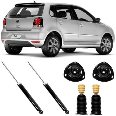 Imagem de 2 Amortecedor Polo Hatch 2007 a 2014 Traseiro SP271 Monroe e Kit