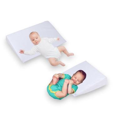 Imagem de Travesseiros Rampa Para Bebê Anti Refluxo Berço E Carrinho