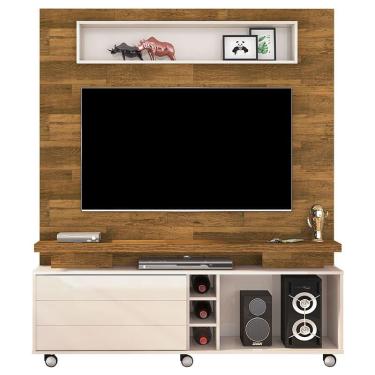 Imagem de Estante Home Theater Kazan Demolição Off White – dj Móveis