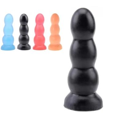 Imagem de Plug Anal Maciço 16 X 4,5 Cm Ponta Redonda Relaxamento Brinquedo Erótico Estimulador Anal Prazer [PRETO]