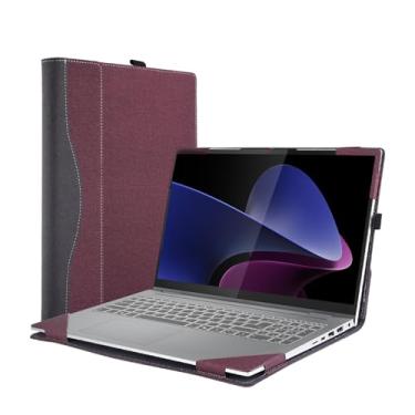 Imagem de Capa para laptop Lenovo 16 polegadas IdeaPad 5i 2 em 1 geração 9 para IdeaPad 5 2-em-1 16IRU9 16AHP9 [não serve para outros modelos] Bolsa removível para notebook PU com orifício de dissipação de