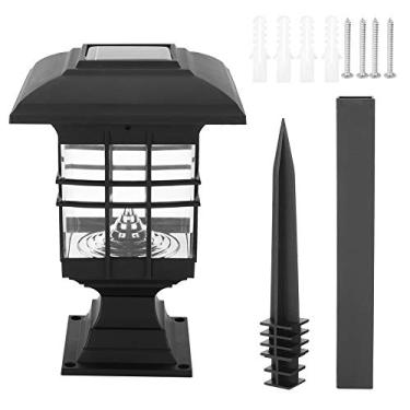 Imagem de Luz de luz solar LED LED IP65 Lâmpada decorativa à prova d'água para jardim Pátio economia de energia Proteção ambiental Assembléia fácil Material ABS Branco quente branco (Luz branca)