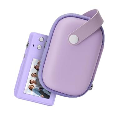 Imagem de SQERO Estojo Para Câmera Digital Camkory Dc403 Fhd 1080P/ Kodak Pixpro Fz55/ Fz45/ Stuogyum Dc402-Af, Bolsa De Transporte Viagem E Armazenamento Cartão Sd (Violeta)