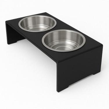Imagem de Comedouro e Bebedouro duplo para Pets Grande Porte 10mm - iacrilicos, 