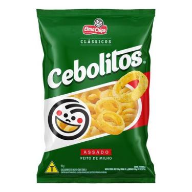Imagem de Salgadinho milho Elma Chips Cebolitos cebola 91g, 91g, Cebola