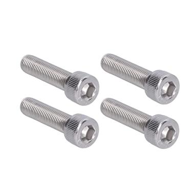 Imagem de Parafuso de Cabeça Cilíndrica A2-70, Parafuso Sextavado de Aço Inoxidável A2, Parafusos de Conexão de Cabeça Plana 304 SS, Pacote de 10 para Carroceria de Automóveis e Indústria