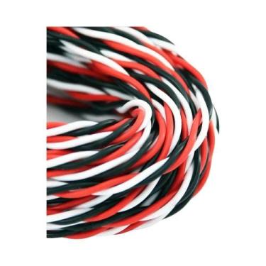 Imagem de Cabo de Extensão Servo para Avião RC - 16 Pés, 22AWG, 30 Núcleos - Com