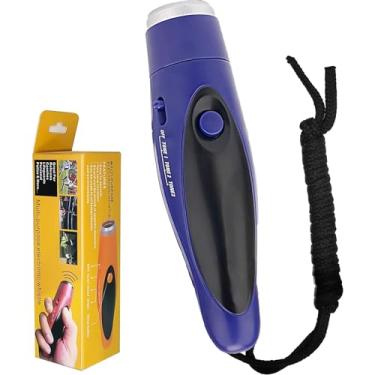 Imagem de EFOBO Apito eletrônico para treinadores, apito elétrico portátil com cordão e três tons para vôlei, árbitro de futebol, professor de educação física, polícia, acampamento ao ar livre, emergência de