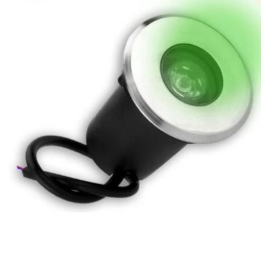 Imagem de 2 Balizador Led De Solo Chão Jardim 1w Embutir Blindado Piso - VLED, V