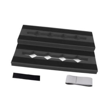 Imagem de simhoa Pedal Pedalboard Pedalboard de guitarra grande Acessórios de guitarra para instrumento, Preto