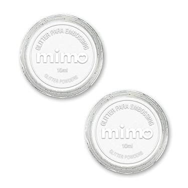 Imagem de Mimo – Pó de Embossing Glitter Branco para Scrapbooking, Cartões e Personalizados – 2 Unids