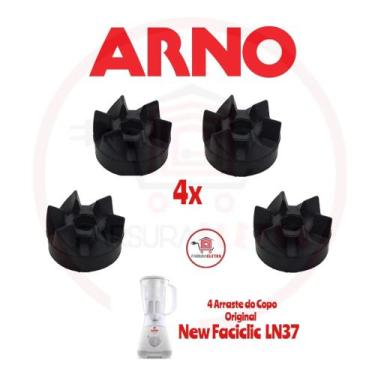 Imagem de Kit 4 Arraste do Copo Liquidificador Arno Faceclic LN38