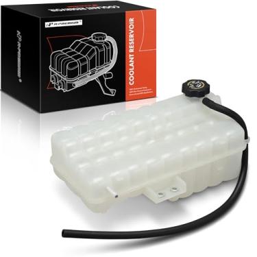 Imagem de A-Premium Reservatório de recuperação de transbordamento do refrigerante do motor [com tampa, mangueira e sensor] Compatível com Chevrolet C4500 C5500 C6500 C7500 Kodiak, C8500 e GMC C4500 C5500 C6500