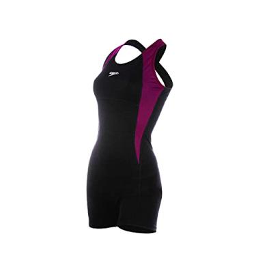 Imagem de Speedo -Macaquinho Cross, G, Preto Fucsia