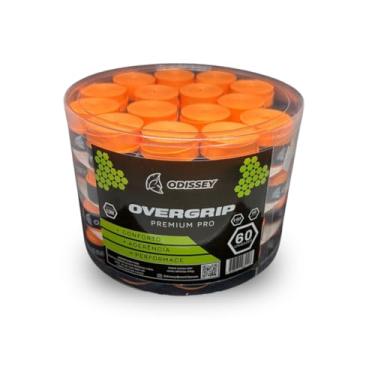 Imagem de Overgrip Kit 60 Unidades Raquete Beach Tennis Tênis Padel (Laranja)