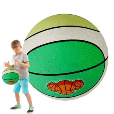 Imagem de Bola De Basquete Silenciosa | Bola De Basquete De Alta Elasticidade,Brinquedo Seguro Para 3-12 Anos Com Absorção De Impacto - Para Treinos Em Casa, Escolas, Pisos De, Carpete E Quartos Infantis