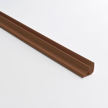 Imagem de Acabamento Moldura para forro de PVC Belplast - Caixa com 12 metros - barras de 3m - caixa com 12 m - Marrom
