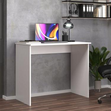Imagem de Mesa de Reunião Escrivaninha para Notebook Compact Branco