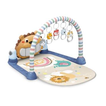 Imagem de Maxi Baby Tapete de Atividades Bebê Piano Musical Lion (Azul)