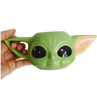 Imagem de Yoda 3D Caneca De Cerâmica Anime Baby Action Figure Café Leite Copo Pr