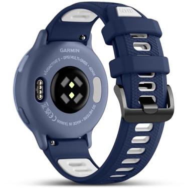 Imagem de GEAK Pulseira esportiva de silicone ajustável de 22 mm com design de duas cores, compatível com Venu 2, pulseira de silicone ajustável para relógio Venu 3/Vivoactive 4/Forerunner 965/265/255 masculina