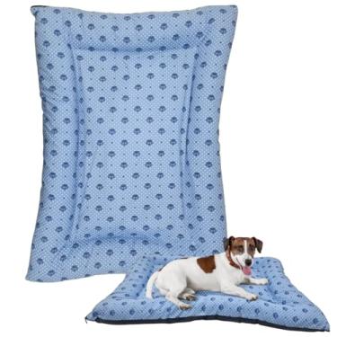 Imagem de Colchonete PET Cachorro Gato Confortável Caminha Lavável Tamanhos P M G - COROA AZUL (Médio)