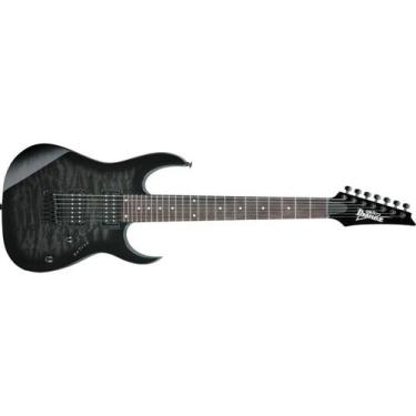 Imagem de Guitarra 7C RG GIO Trans Black Sunburst Ibanez GRG7221QA-TKS F035