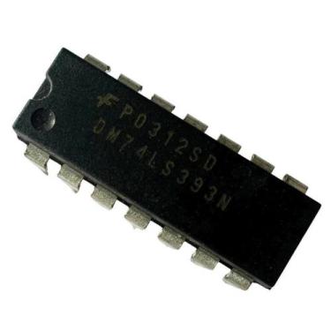 Imagem de 5 pçs c.i. dm74ls393n = sn74ls393n = 74ls393 n - 14 pinos - FAIRCHILD